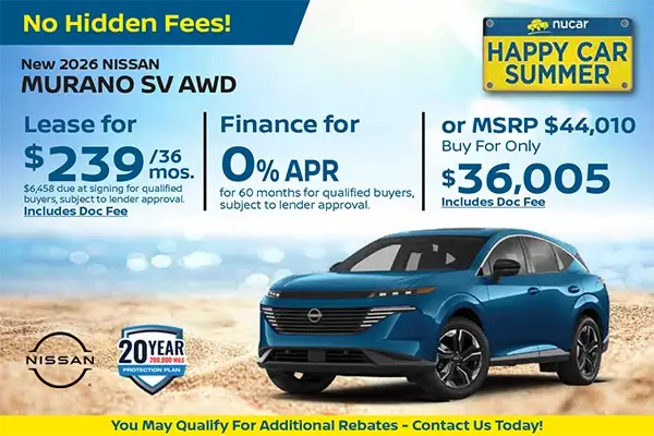 New 2026 Nissan Murano SV AWD