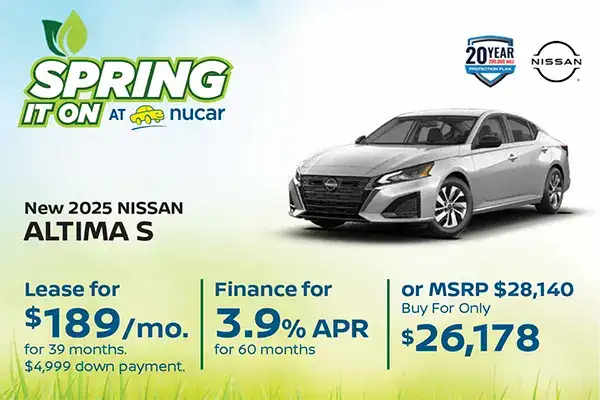 New 2025 Nissan Altima S 