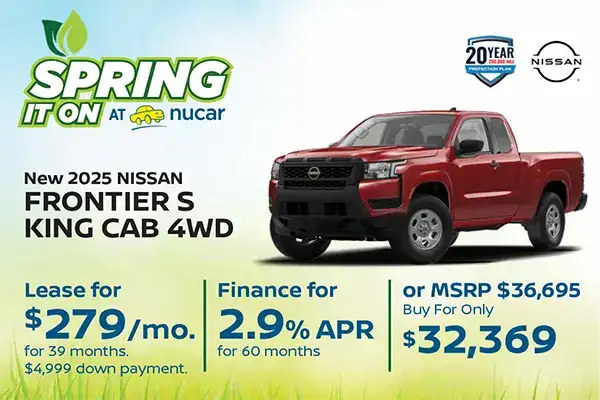 New 2025 Nissan Frontier King Cab S 4X4
