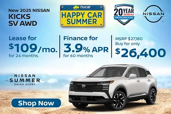 New 2025 Nissan Kicks SV AWD