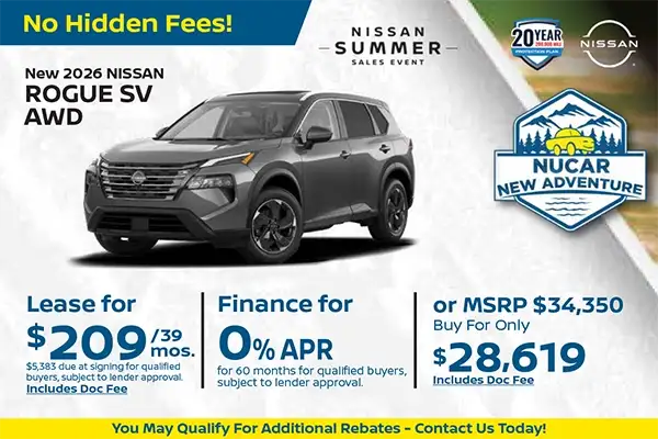 New 2026 Nissan Rogue SV AWD 