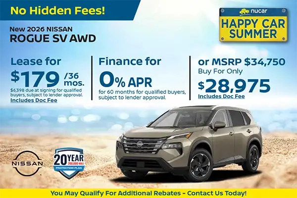 New 2026.5 Nissan Rogue SV AWD 