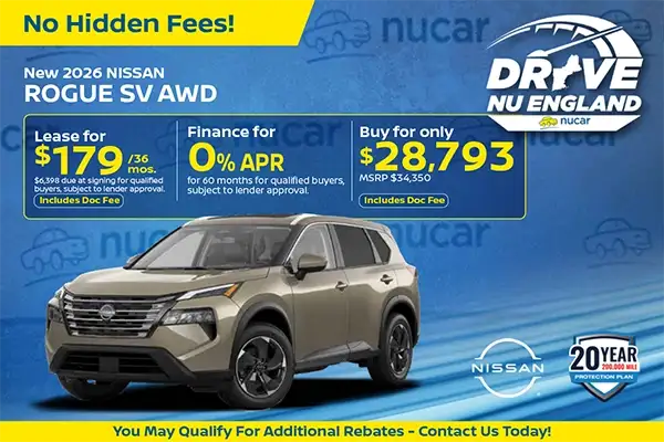New 2026 Nissan Rogue SV AWD 