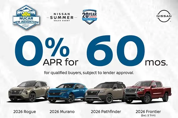 0% APR for 60 Months!