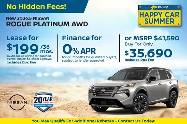 New 2026.5 Nissan Rogue Platinum AWD 