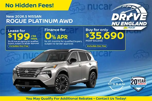 New 2026 Nissan Rogue Platinum AWD 