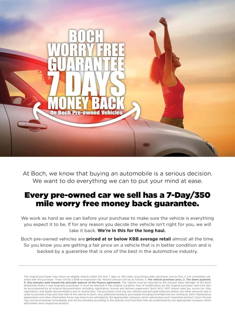 Worry Free Buy Back Guarantee | Boch Nissan South
