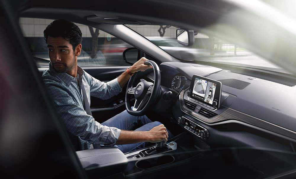 Model Features of the 2020 Nissan Altima at Boch Nissan South of North Attleborough MA | Altima Interior Man Parking City