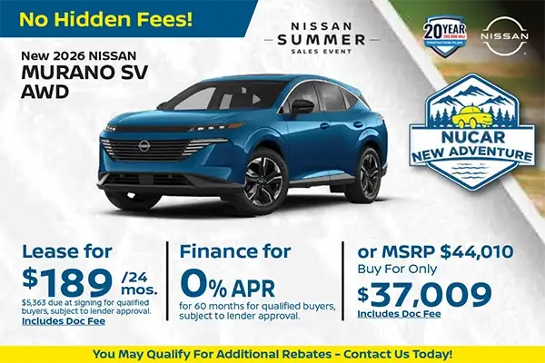 New 2026 Nissan Murano SV AWD