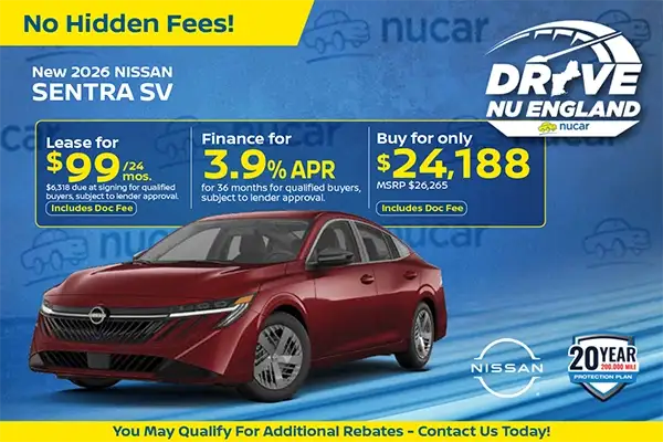 New 2026 Nissan Sentra SV