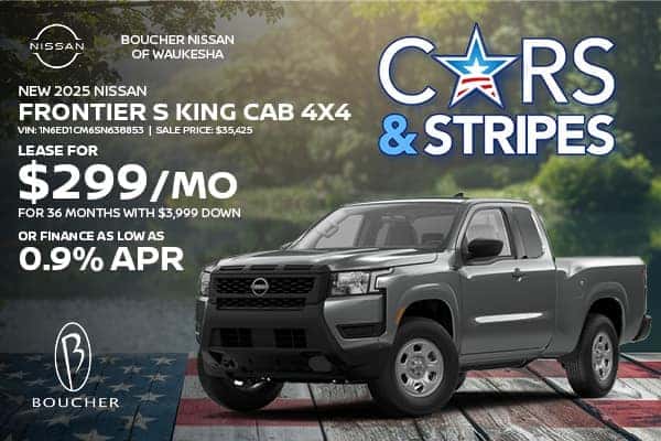 Save on a new 2025 Nissan Frontier S King Cab 4x4 in Waukesha, WI
