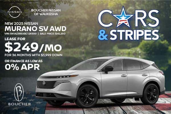 Save on a new 2025 Nissan Murano SV AWD in Waukesha, WI