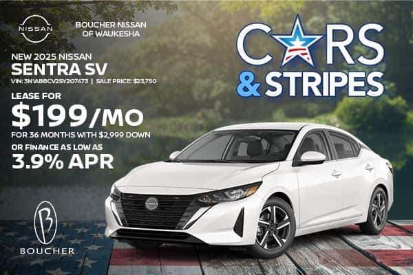 Save on a new 2025 Nissan Sentra SV in Waukesha, WI