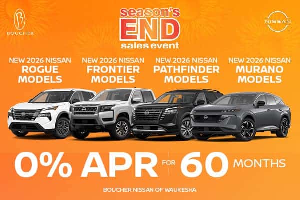 Get 0% APR for 60 Months on New Nissan Rogues, Frontiers, Pathfinders, or Muranos