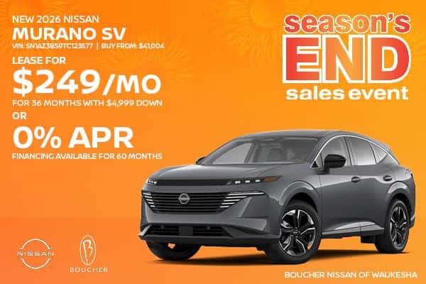Lease a new Nissan Murano for $249/mo or get 0% APR Financing