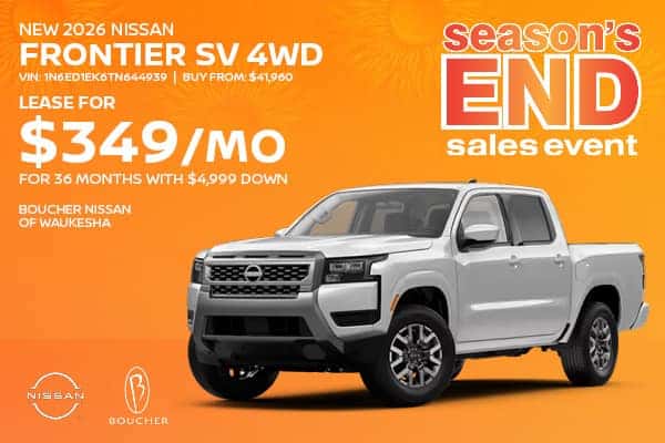 Save on a New 2026 Nissan Frontier SV 4WD