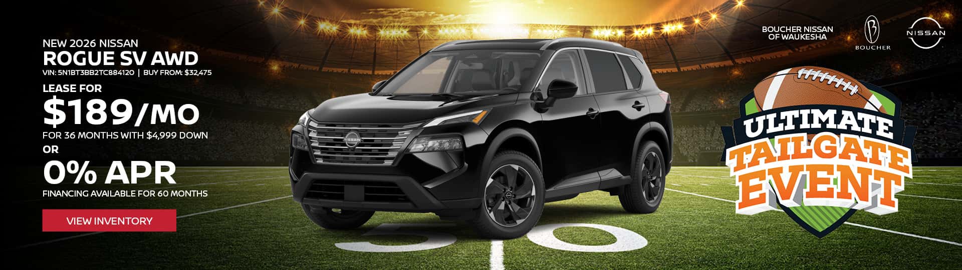 Save on a New 2026 Nissan Rogue SV AWD
