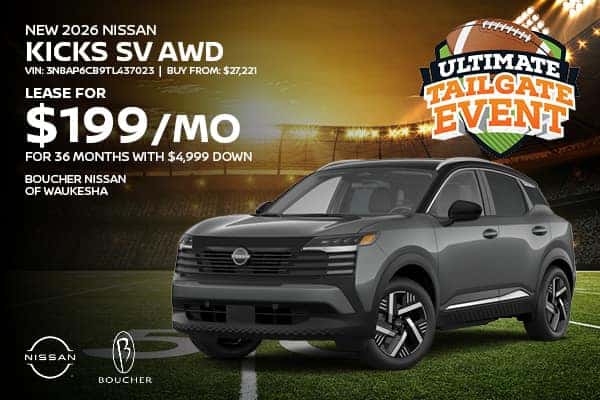 Save on a New 2026 Nissan Kicks SV AWD