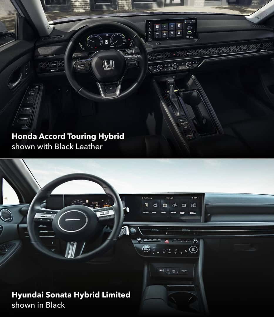 2026 Honda Accord Hybrid vs. 2026 Hyundai Sonata Hybrid Safety & Features