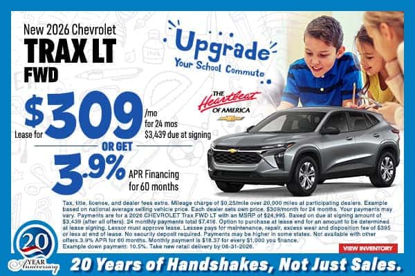 <center><strong>2026 Chevrolet Trax</strong></center>