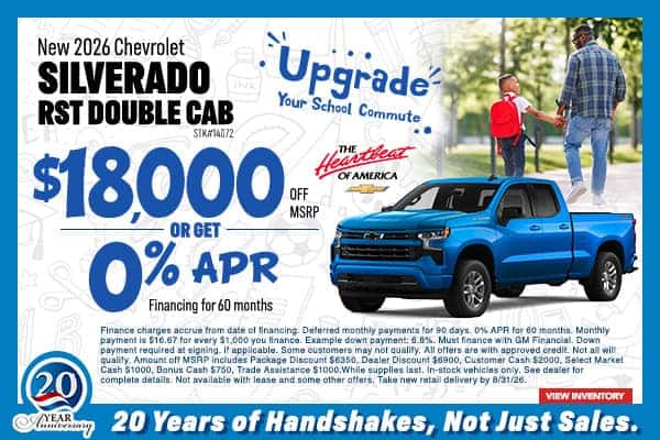 <center><strong>2026 Chevrolet Silverado 1500</strong></center>