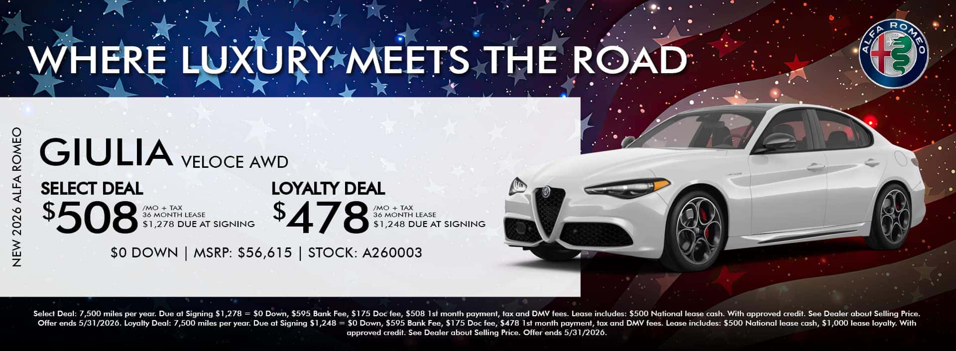 NEW 2026 ALFA ROMEO GIULIA