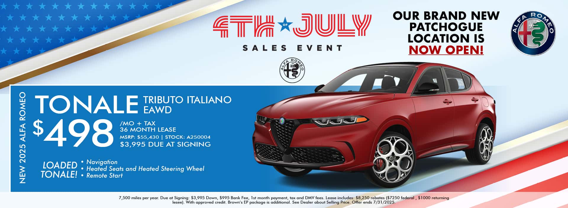 2025 ALFA ROMEO TONALE TRIBUTO ITALIANO EAWD