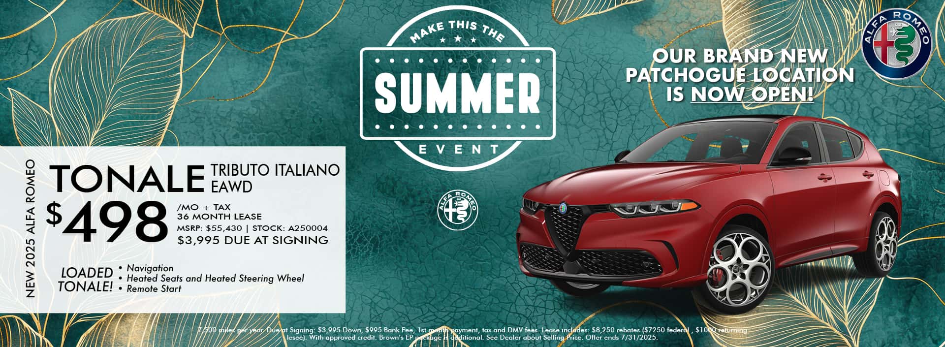 2025 ALFA ROMEO TONALE TRIBUTO ITALIANO EAWD