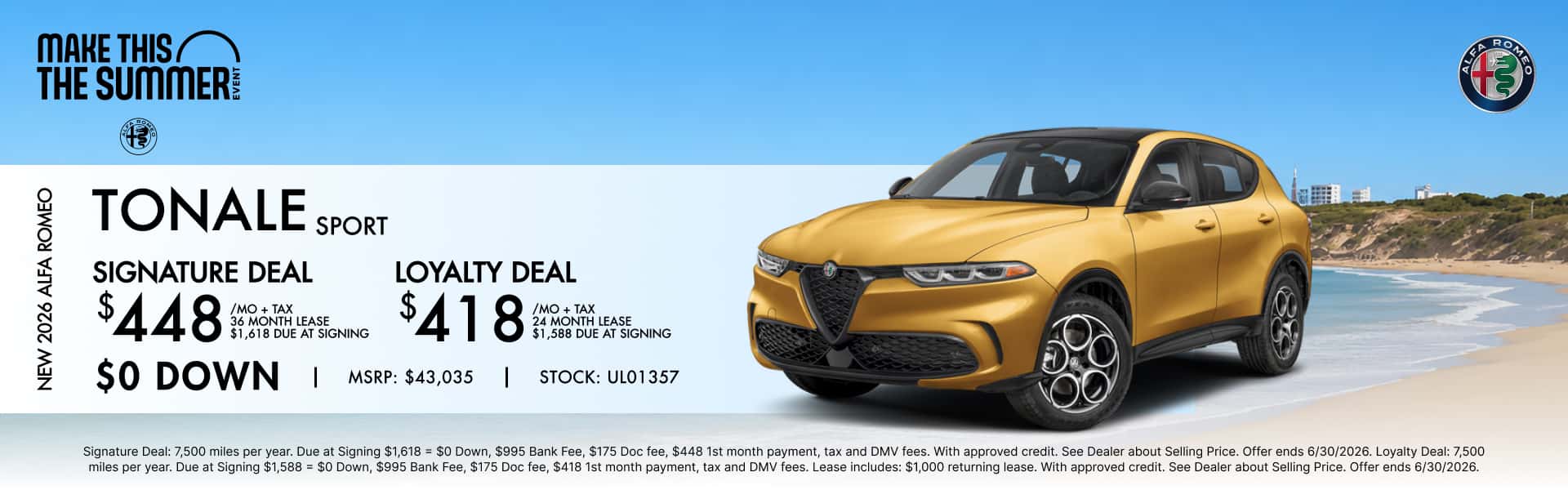 NEW 2026 ALFA ROMEO TONALE