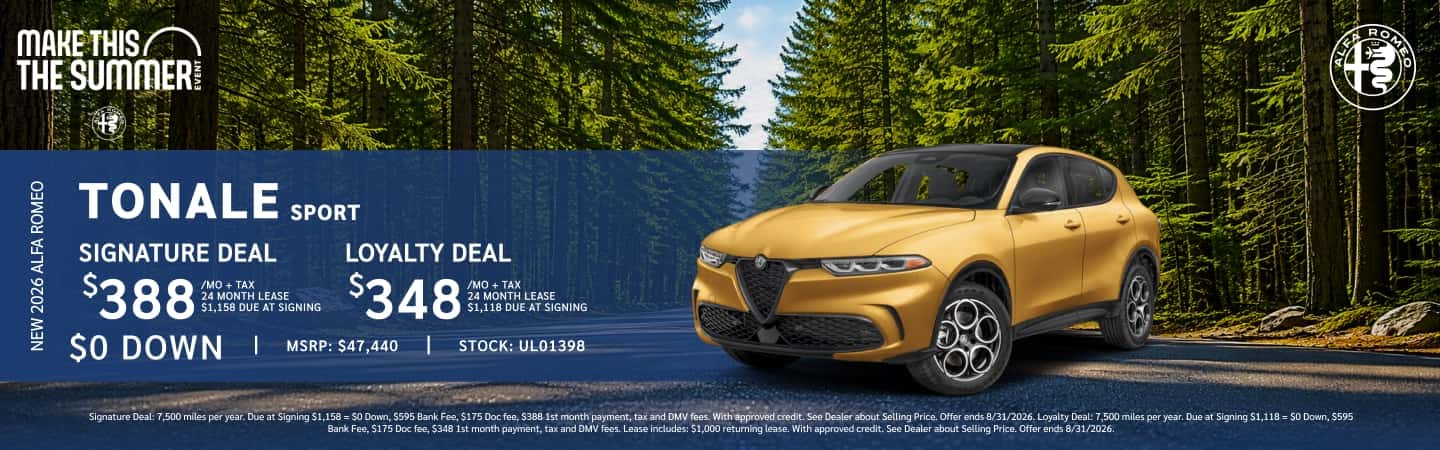 NEW 2026 ALFA ROMEO TONALE