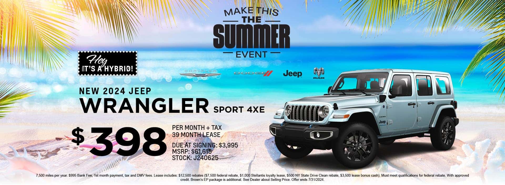 Chrysler, Dodge, Jeep, RAM, Wagoneer Dealership in Patchogue NY Brown