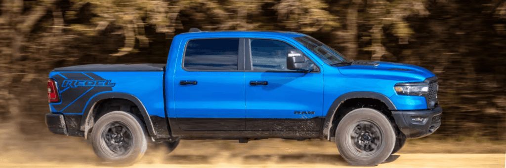 "2025 RAM 1500: Redefining Power, Luxury, and Innovation in Pickup Trucks. Explore its Bold Design, Powerful Engines, and Cutting-Edge Technology at Brown's Chrysler Dodge Jeep Ram.