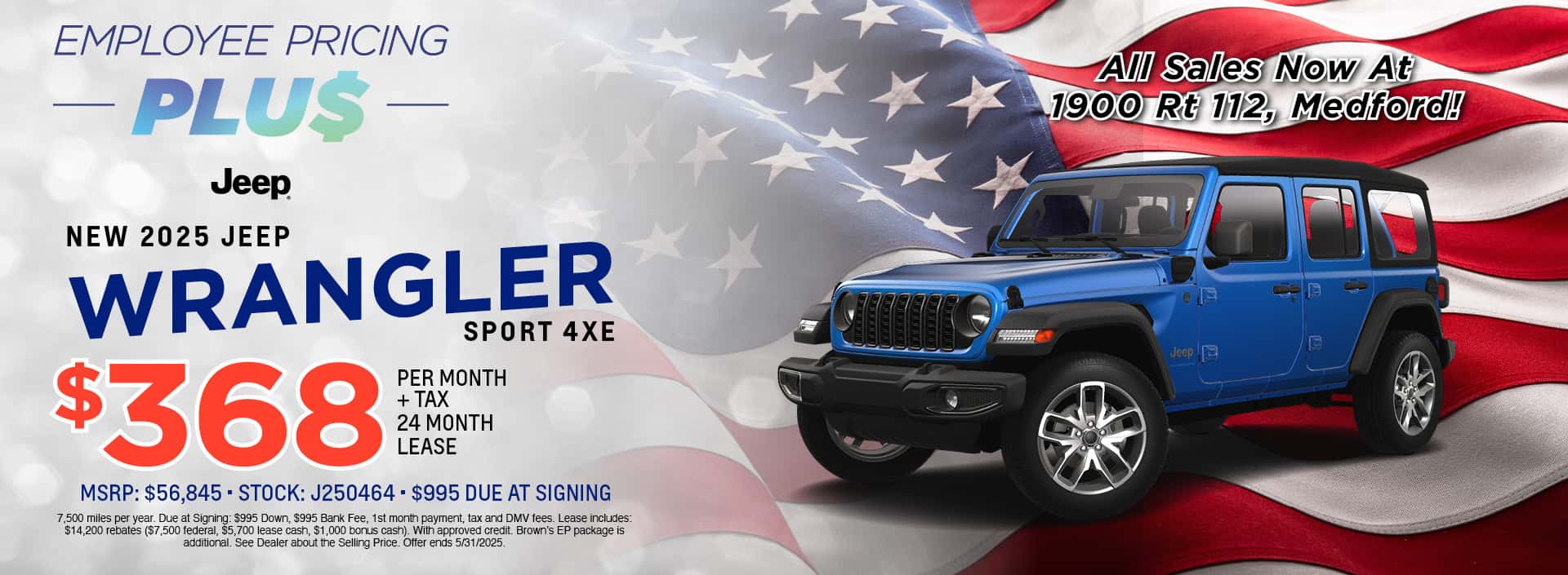2025 JEEP WRANGLER SPORT 4XE