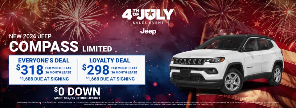 NEW 2026 JEEP COMPASS LIMITED