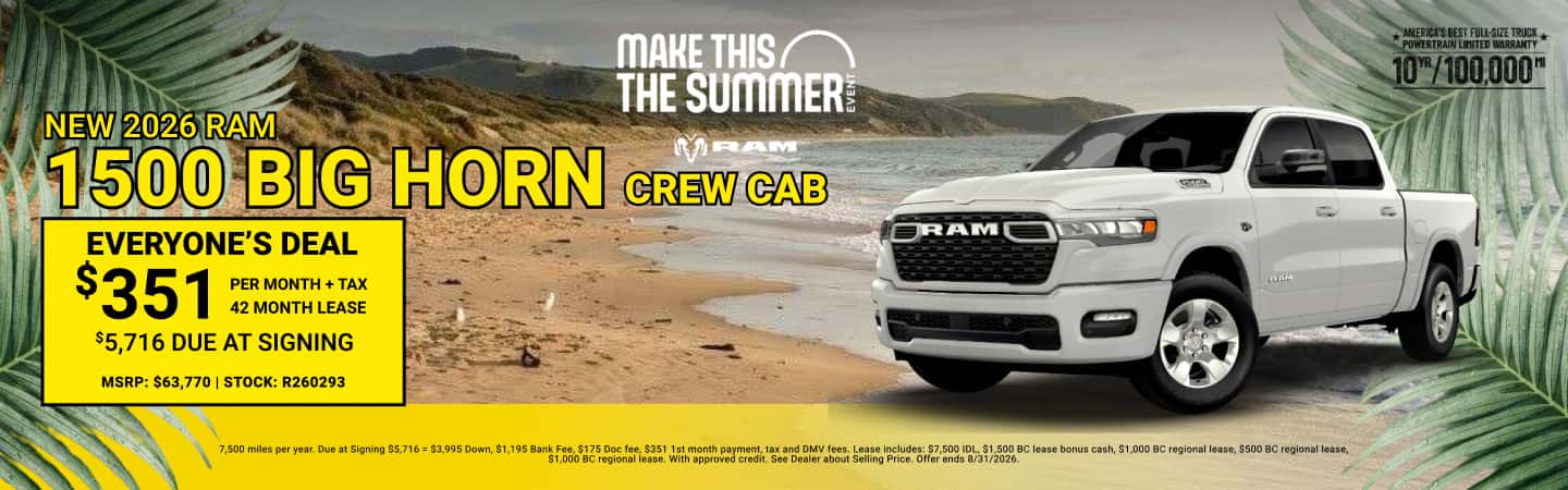 NEW 2026 RAM 1500 BIG HORN