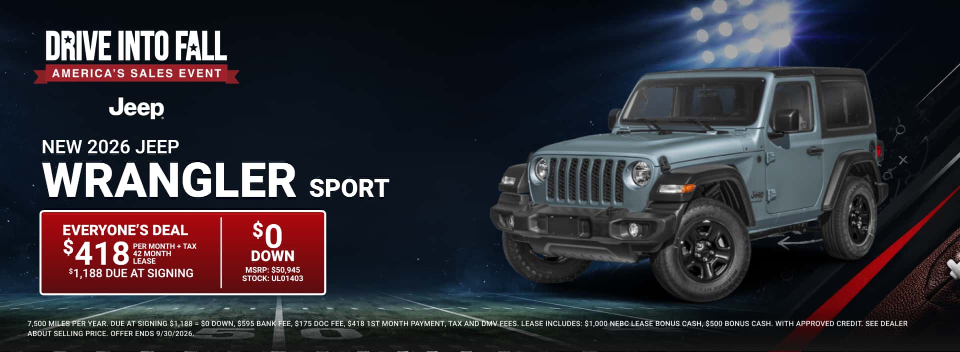 NEW 2026 JEEP WRANGLER SPORT