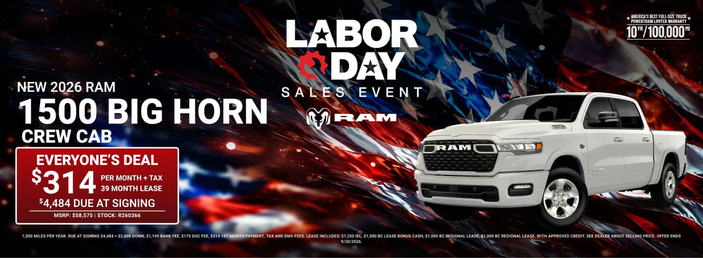 NEW 2026 RAM 1500 BIG HORN
