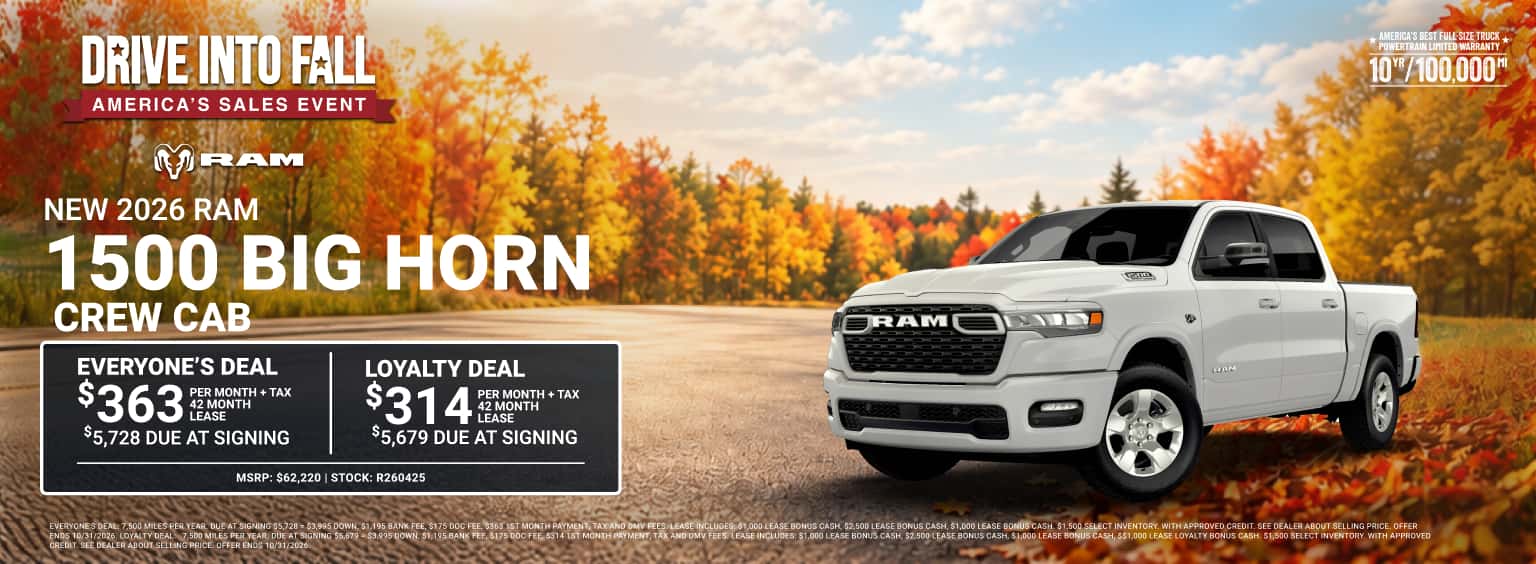 NEW 2026 RAM 1500 BIG HORN