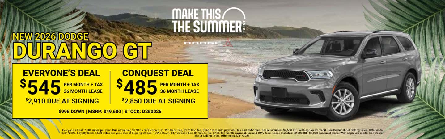 NEW 2026 DODGE DURANGO GT