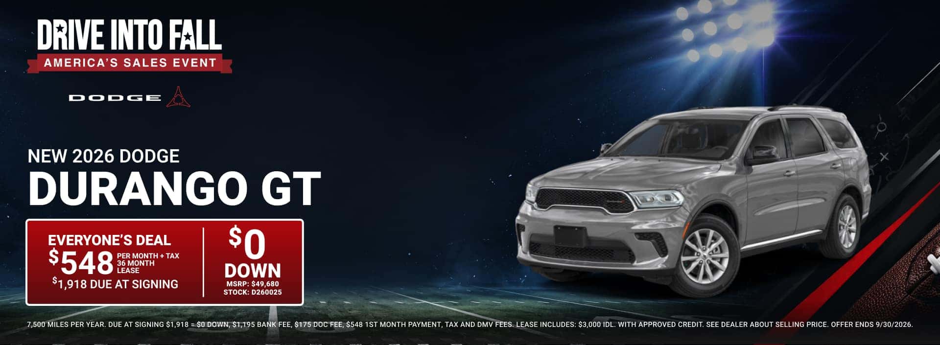 NEW 2026 DODGE DURANGO GT