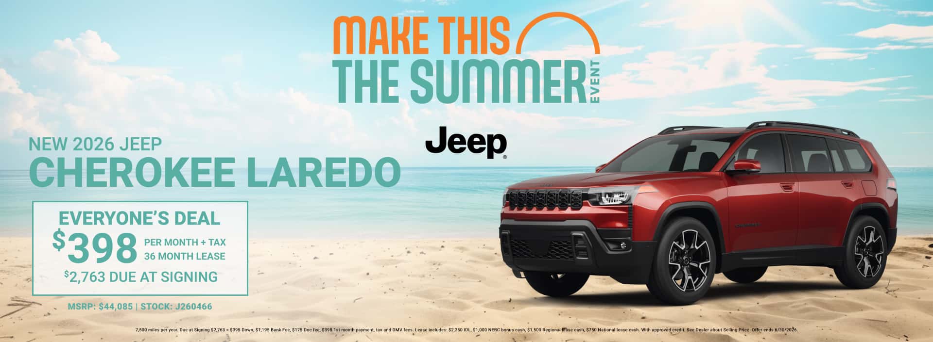 2026 Jeep Cherokee Laredo