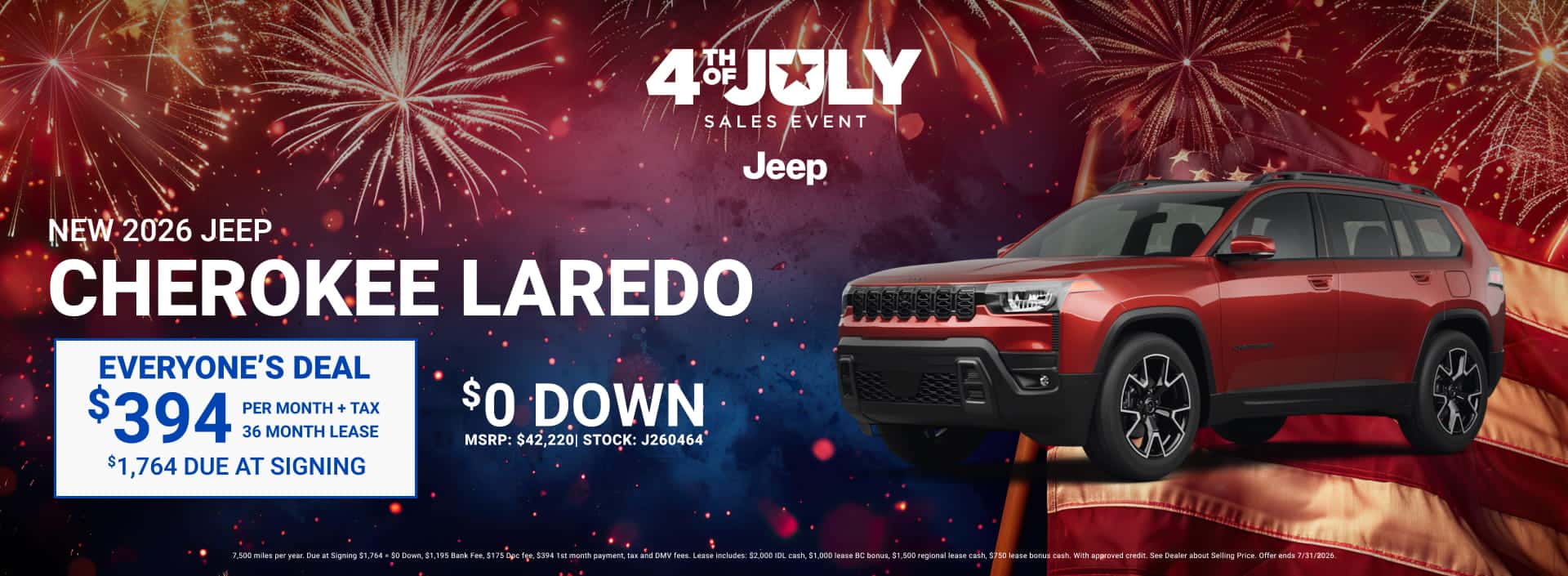 2026 Jeep Cherokee Laredo