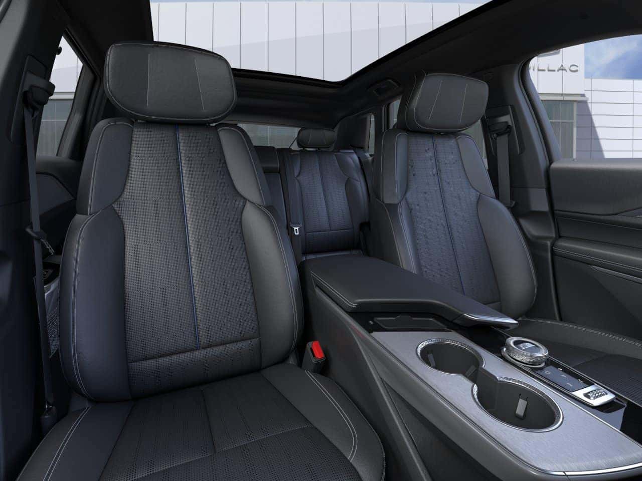 2027 Cadillac LYRIQ interior cabin and seating