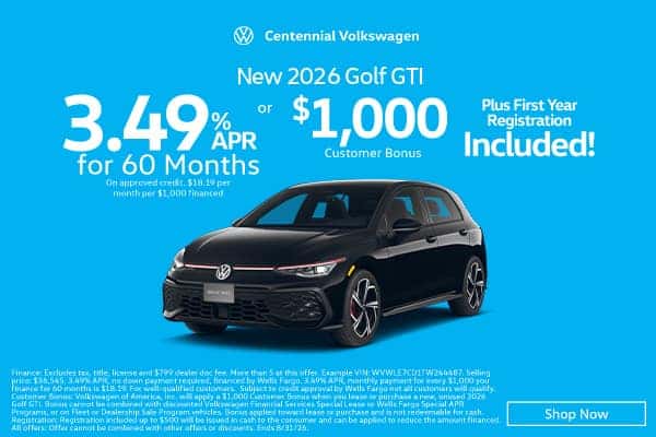 New 2026 Golf GTI