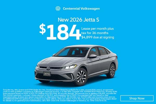 New 2026 Jetta S