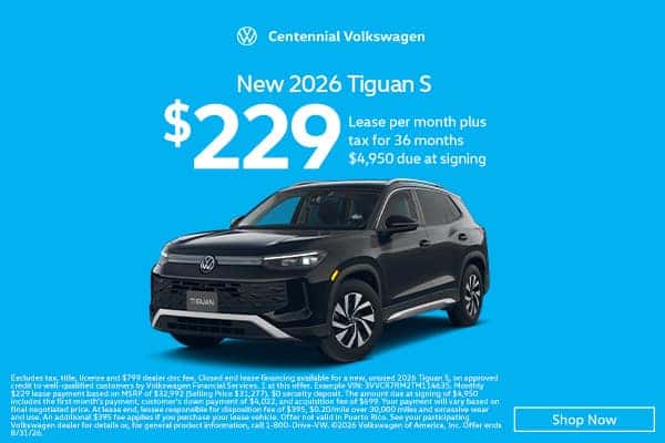 New 2026 Tiguan S