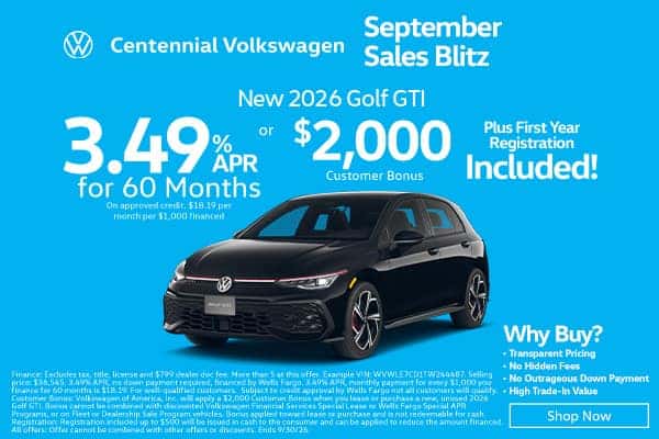 New 2026 Golf GTI