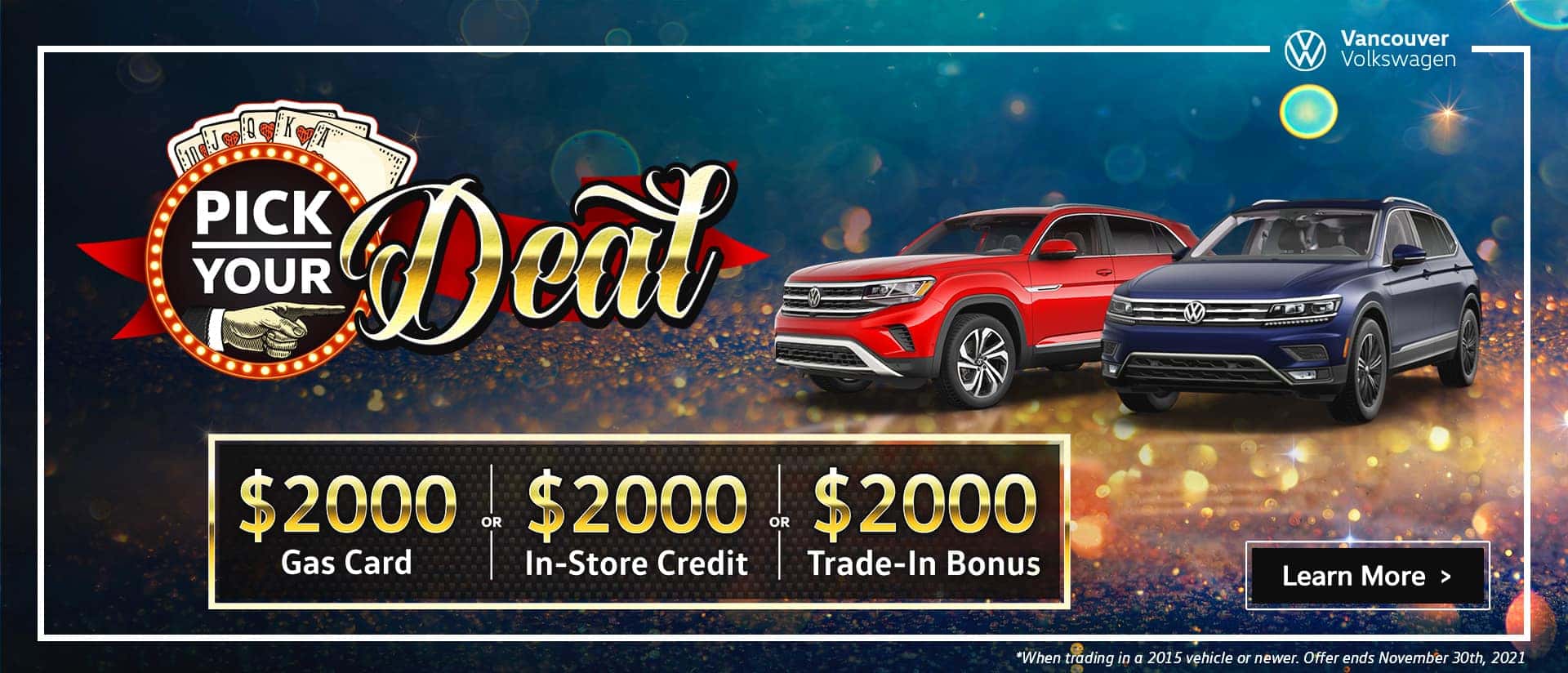 Pick your deal at Vancouver Volkswagen