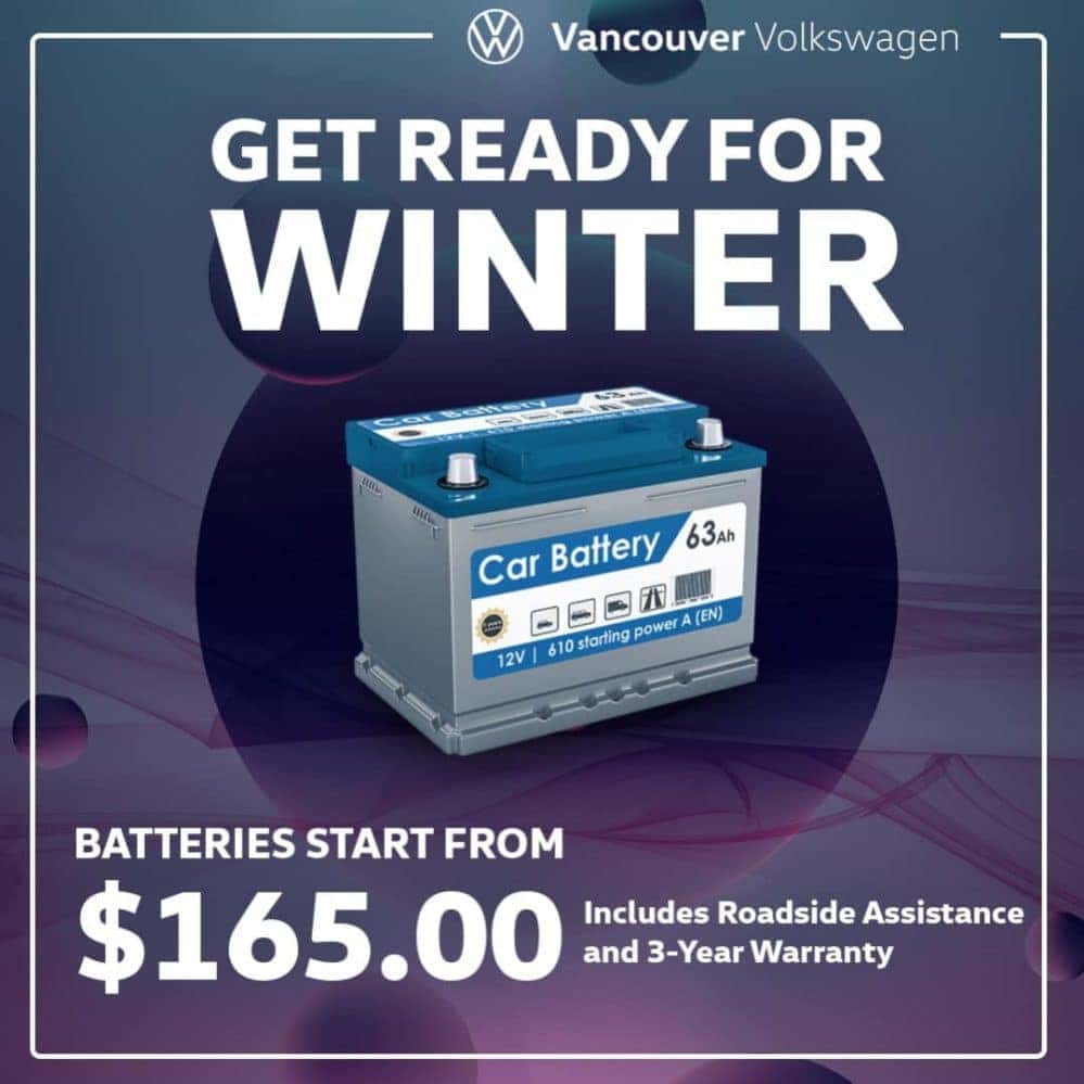 Vancouver Volkswagen Car Battery Special