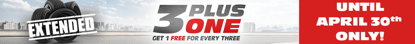 3+1 Tire Sale Extended